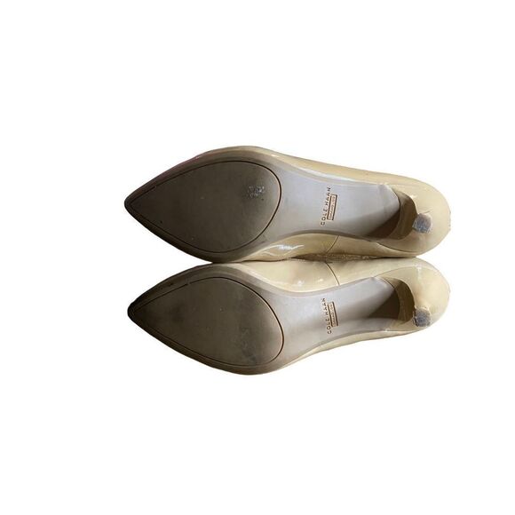 Cole Haan Grand OS Patent Leather Cream Nude Pumps - Picture 5 of 15